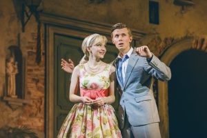 Dove Cameron and Rob Houchen in The Light in the Piazza at the Southbank Centre. Photo: Dewynters